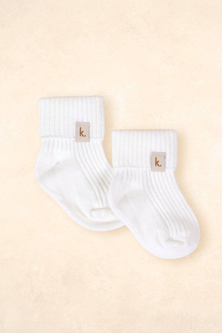 Cotton Ribbed Baby Socks