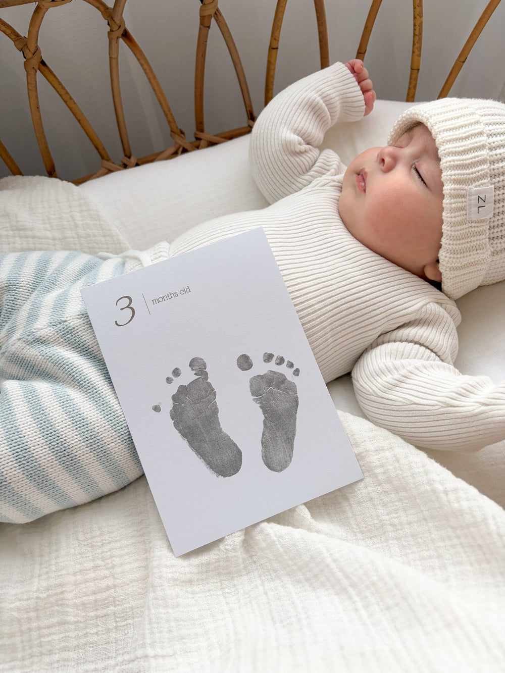 Inkless Print Milestone Cards