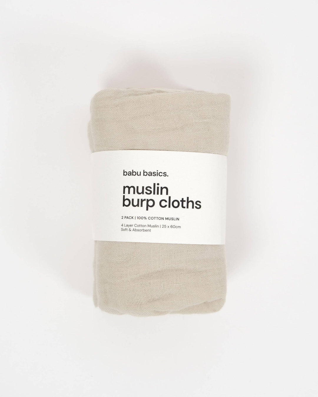 Muslin Burp Cloth Set (2 pack)