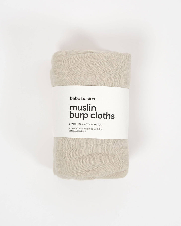Muslin Burp Cloth Set (2 pack)