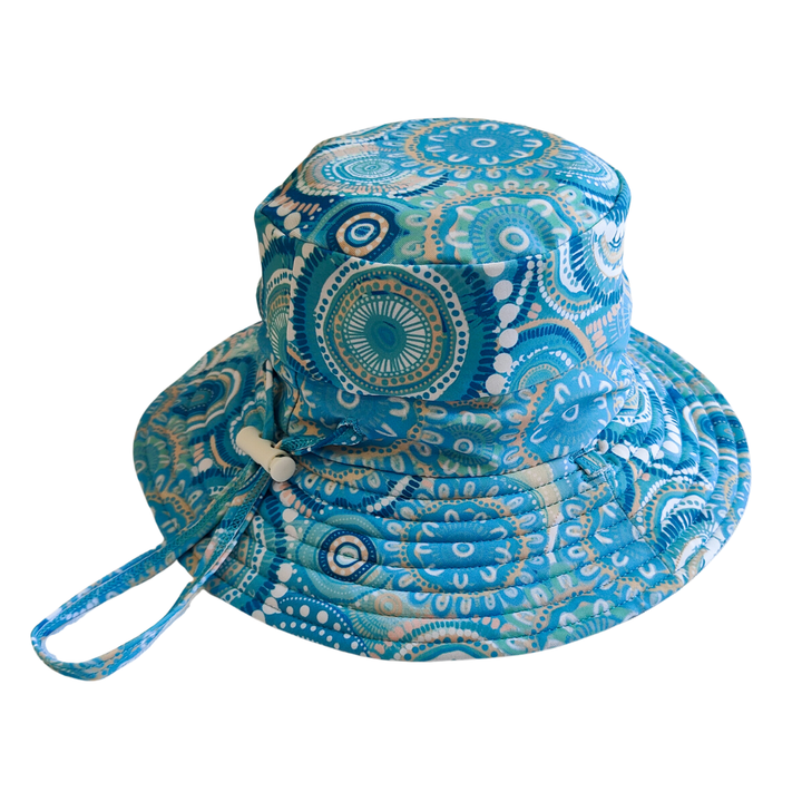 REVERSIBLE SWIM HAT ~ CALLED HOME TO THE OCEAN