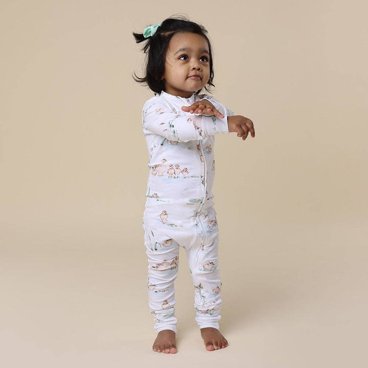 Duck Pond Organic Snugglesuit Convertible Romper