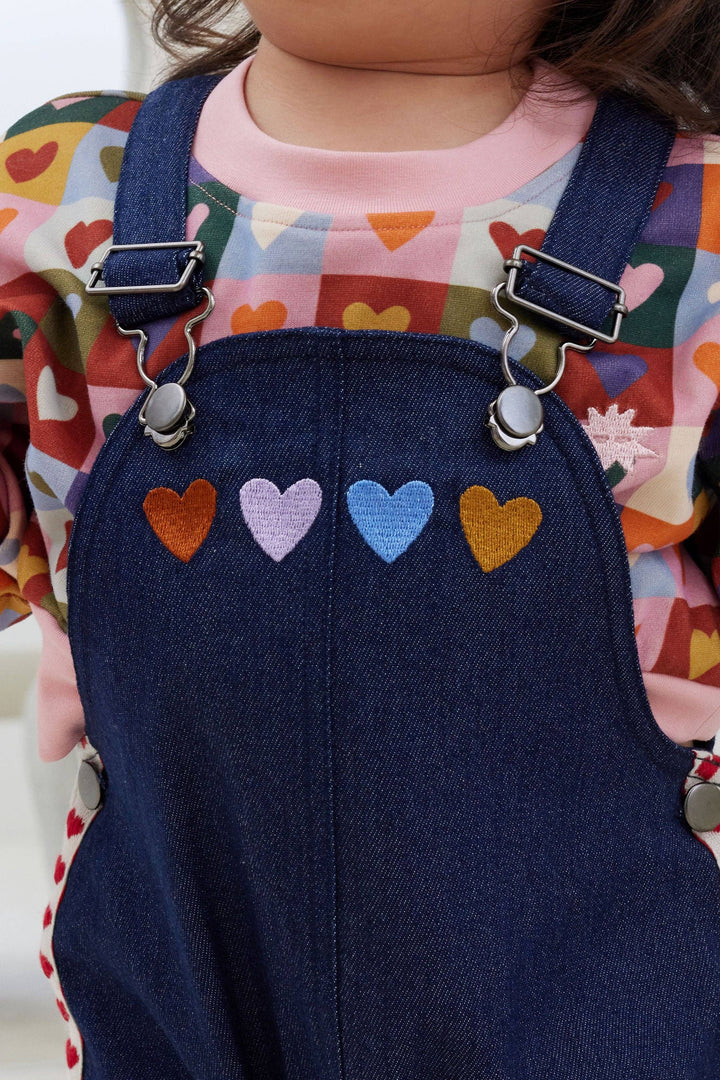 Heart Checkerboard Sweater