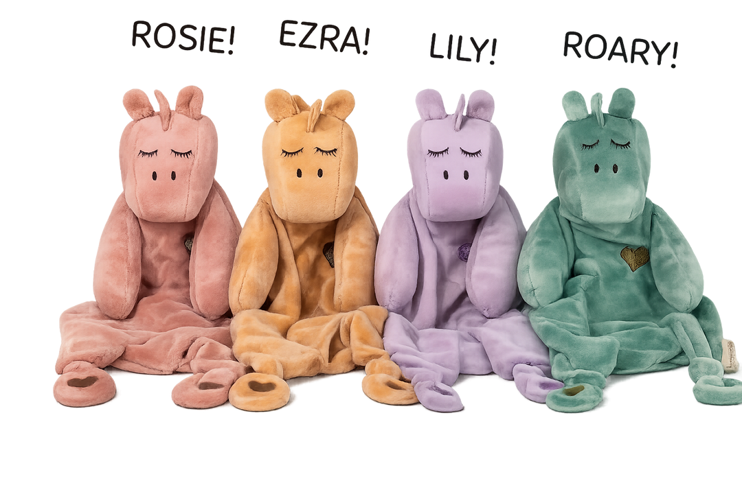 Baby Gift Set | Plush Dinosaur Comforter & Board Book