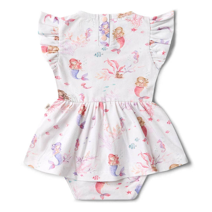 Mermaid Short Sleeve Organic Dress