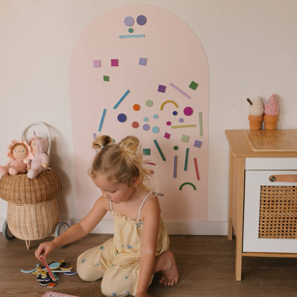 Magnetic Shapes Set | Colour & Shape Magnets for Kids