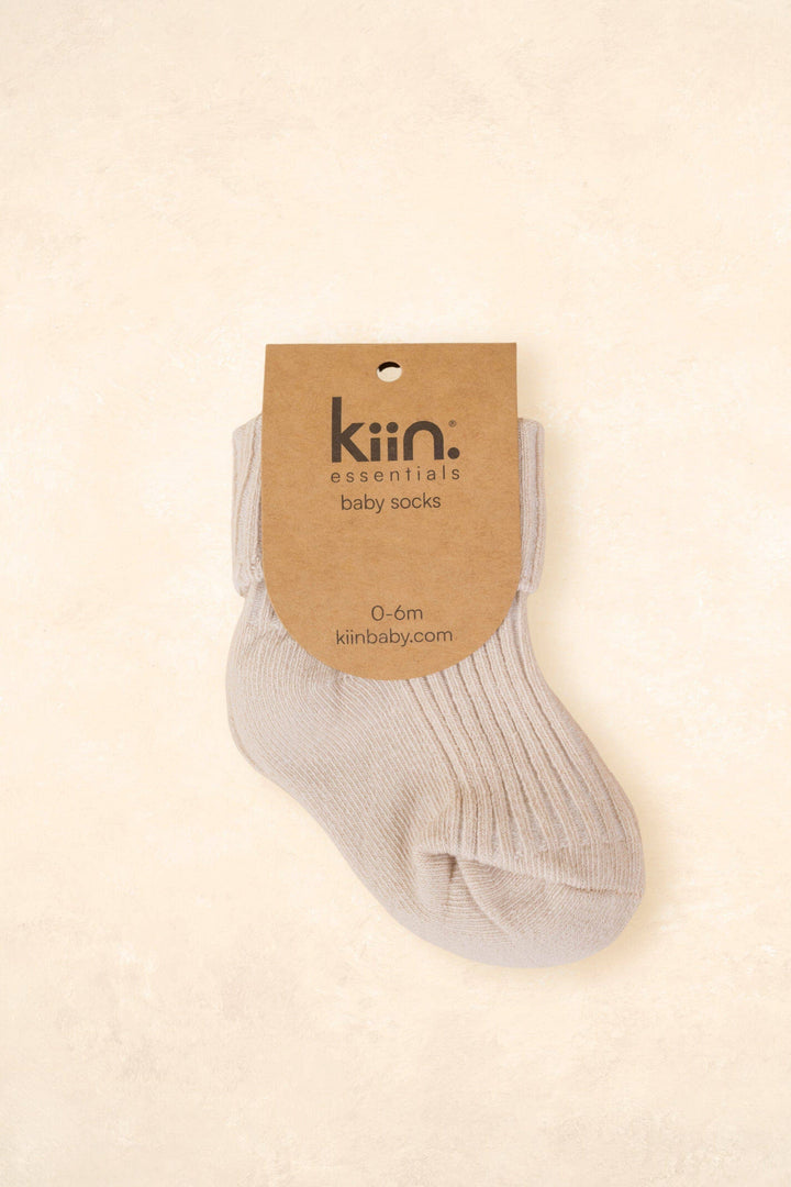 Cotton Ribbed Baby Socks