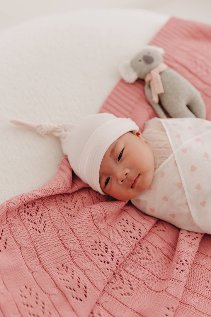 Dusty Pink Koa the Koala Rattle Doll