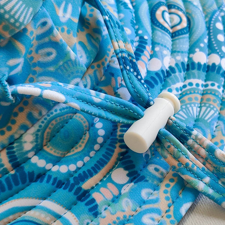 REVERSIBLE SWIM HAT ~ CALLED HOME TO THE OCEAN