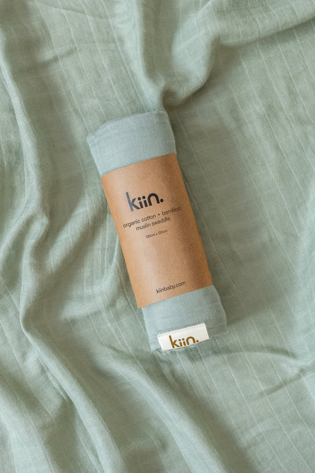 Organic Muslin Swaddle - Sage