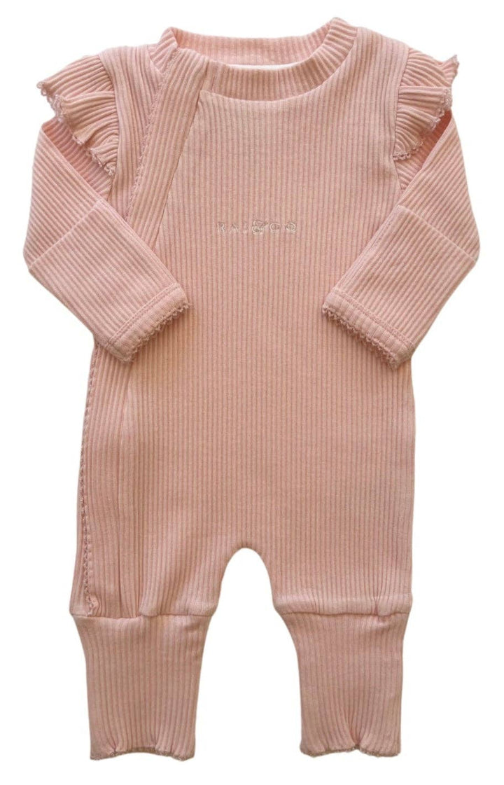 Frill Ribbed Onesie