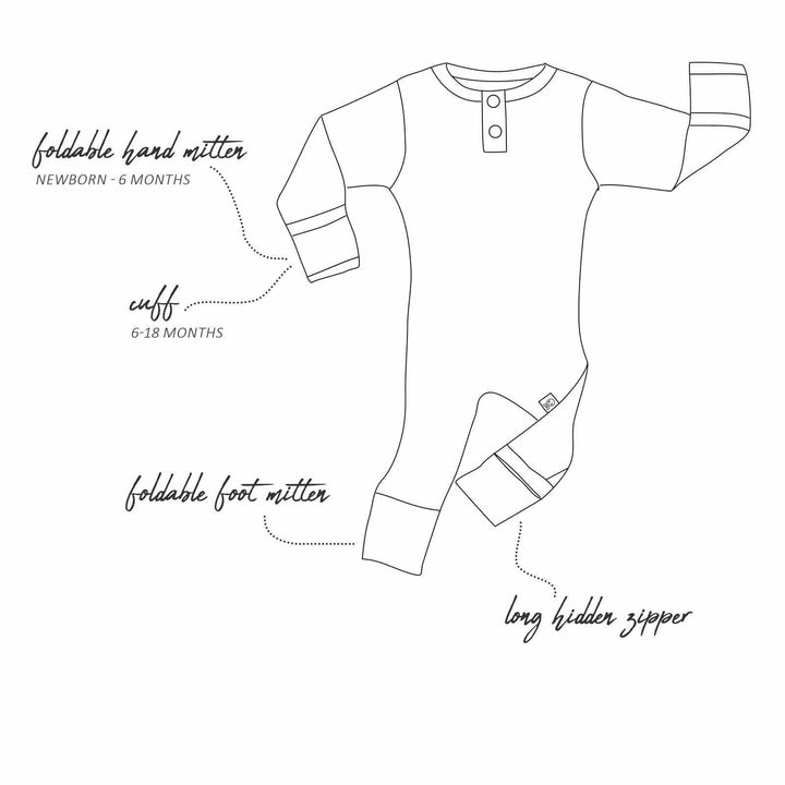 Golden Flower Organic Cotton Growsuit