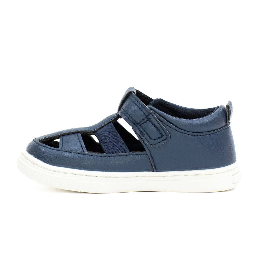TARYN navy blue unisex toddler sandals