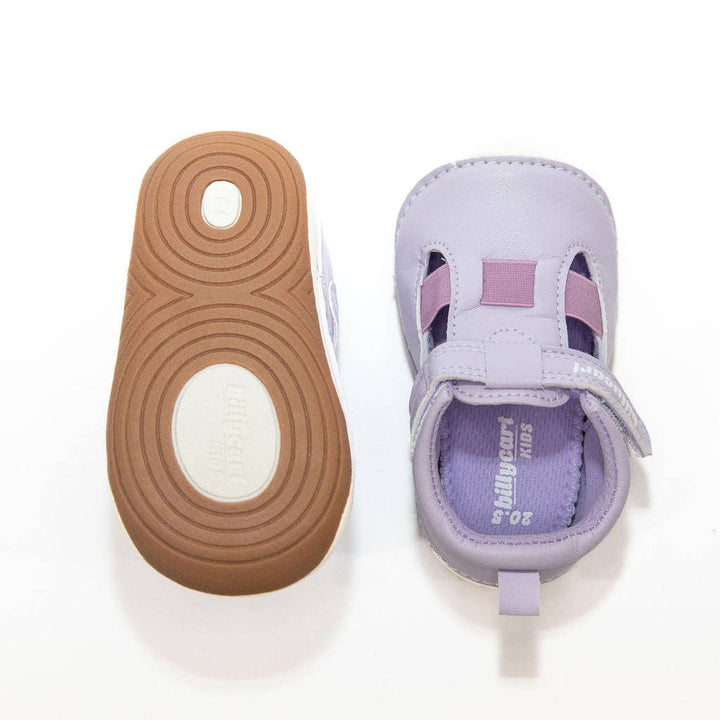 INDI purple baby and toddler sandals