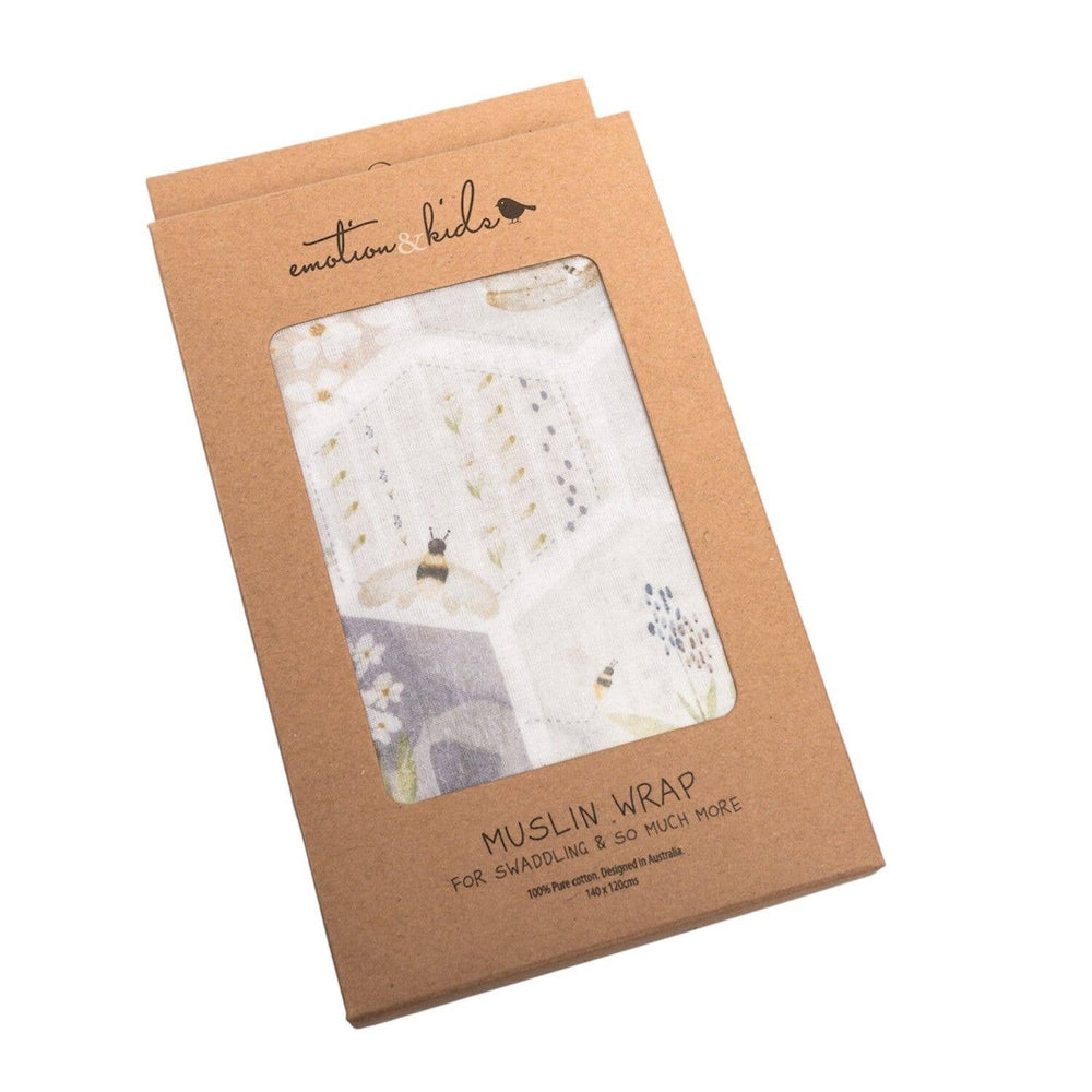 Beehive Muslin Wrap/Swaddle