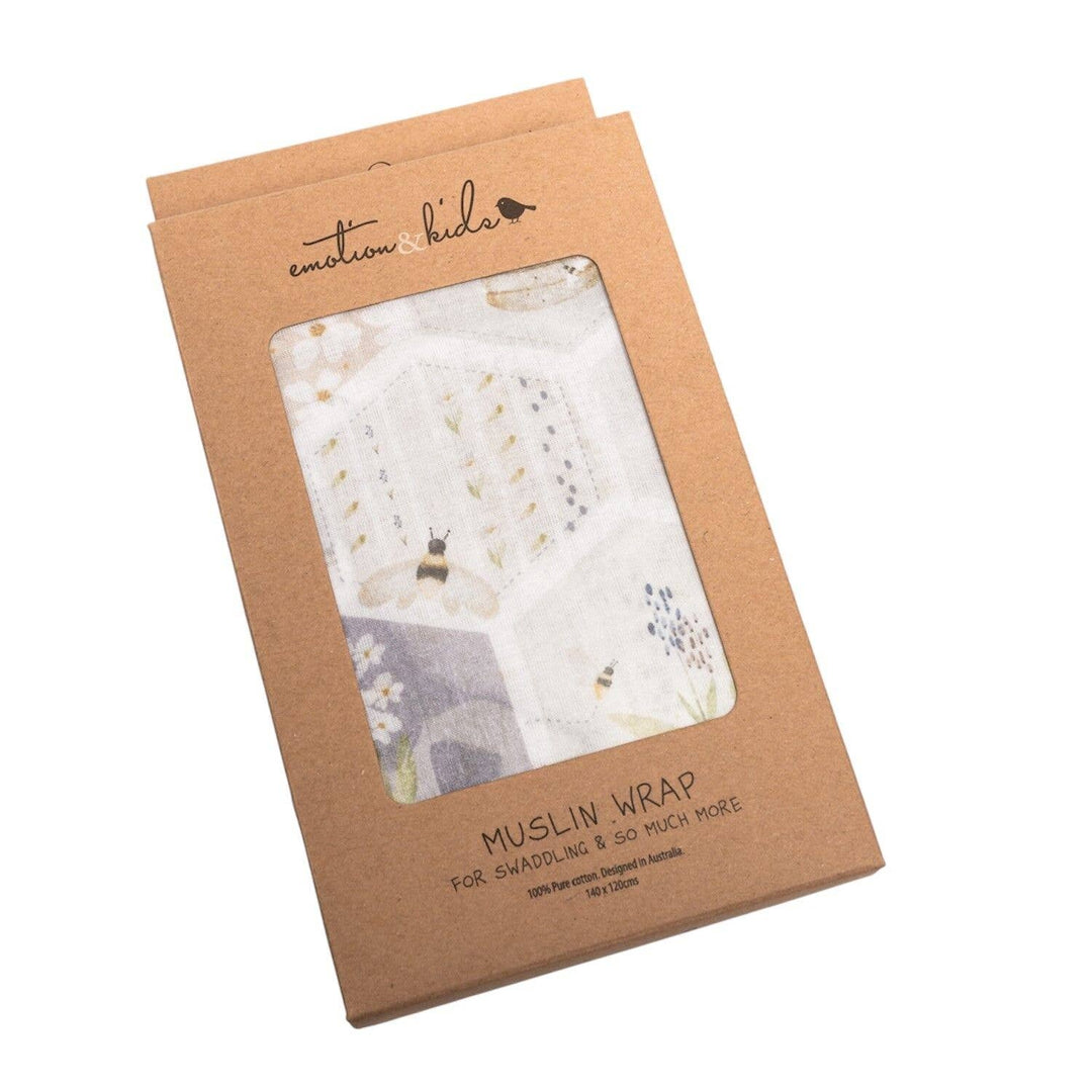 Beehive Muslin Wrap/Swaddle