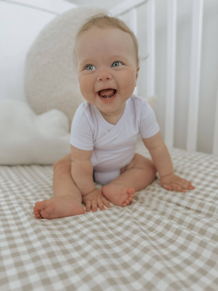 Bamboo/Organic Cotton Willow Bodysuit - Soft Lilac