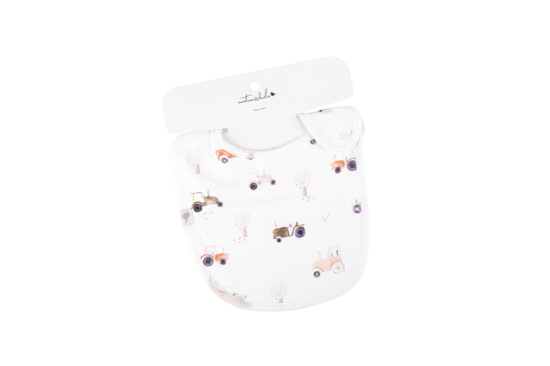 TRACTOR ORGANIC COTTON BIB