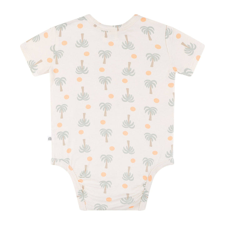 Comfy Bodysuit Short Sleeve - Palm Sunset