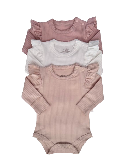 Frill Basic Long Sleeve Bodysuit