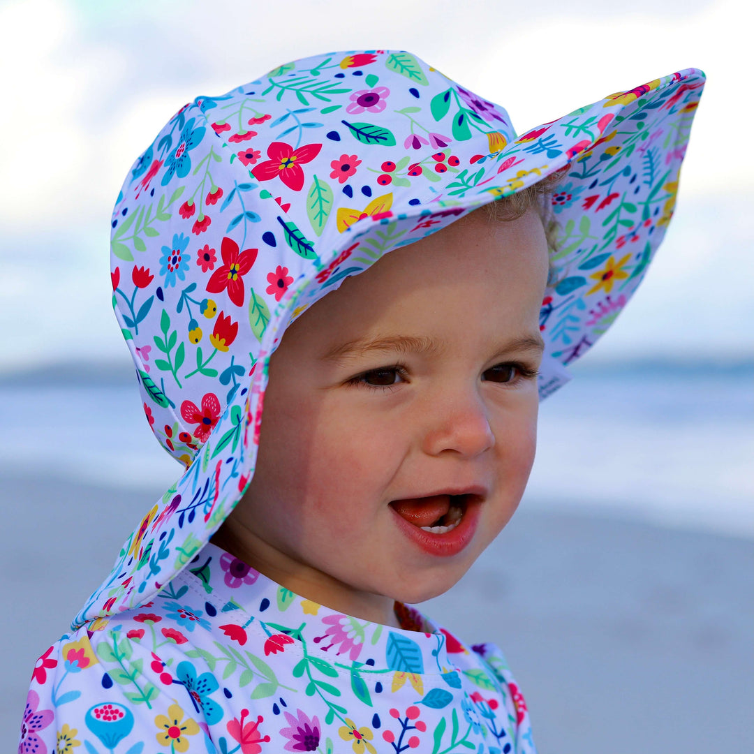 Wide brim sun hat | Ditsy Daisy
