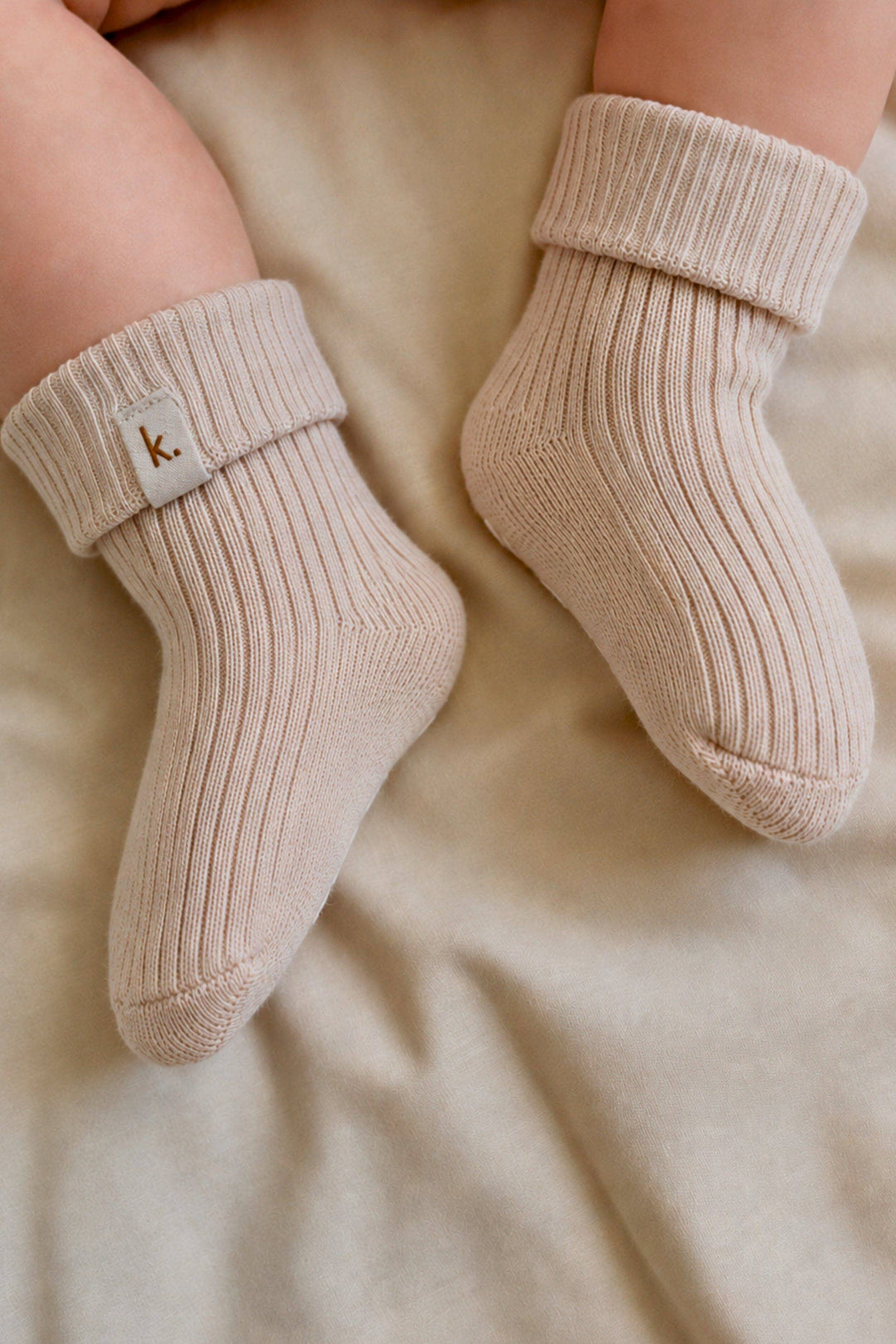 Cotton Ribbed Baby Socks