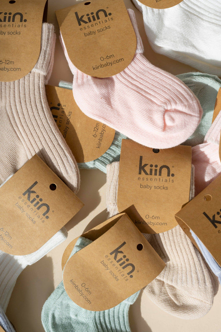 Cotton Ribbed Baby Socks
