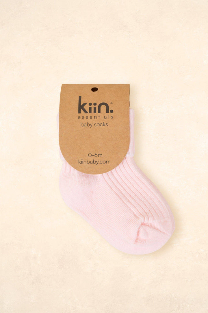Cotton Ribbed Baby Socks