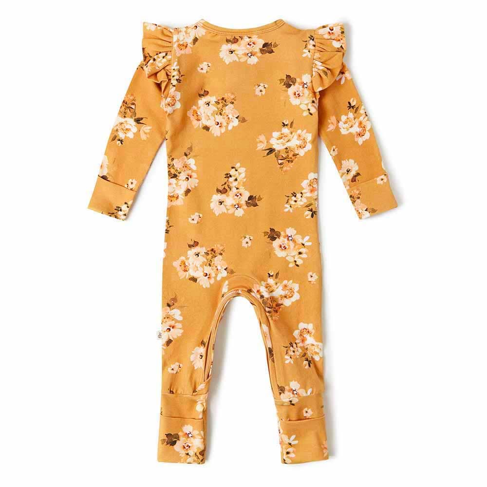 Golden Flower Organic Cotton Growsuit