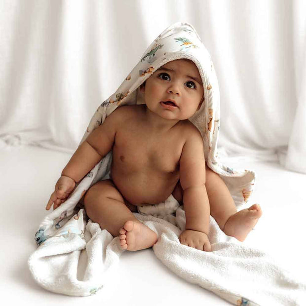 Dragon Organic Hooded Baby Towel