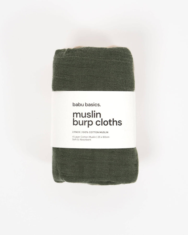 Muslin Burp Cloth Set (2 pack)