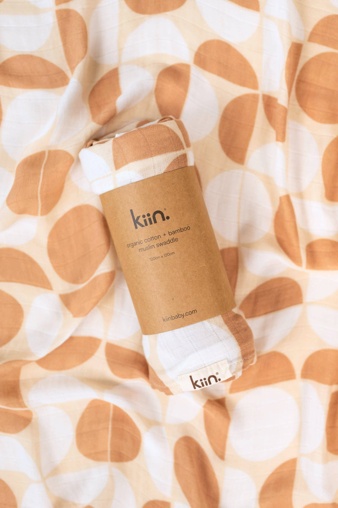 Organic Muslin Swaddle - Pebble