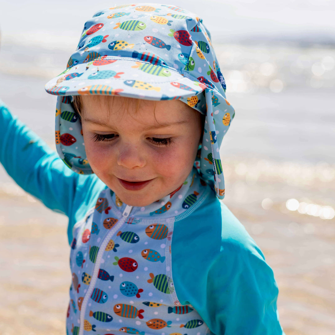 Sun Swim Flap Cap | Fish Frenzy