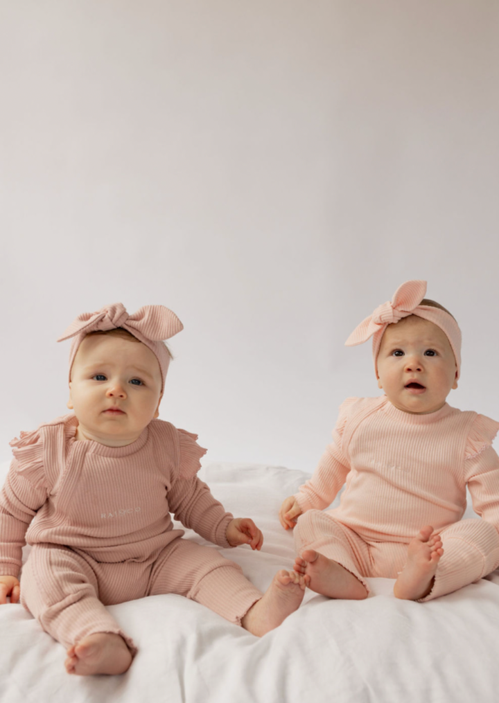 Frill Ribbed Onesie