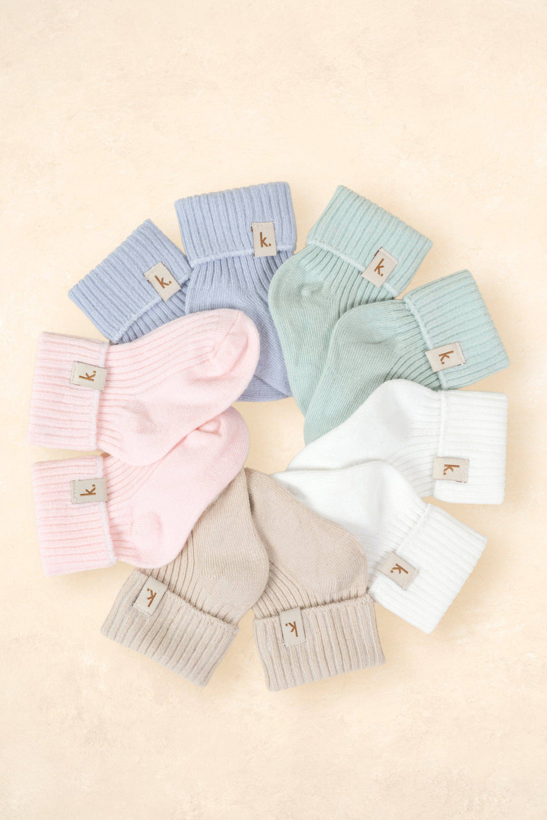 Cotton Ribbed Baby Socks