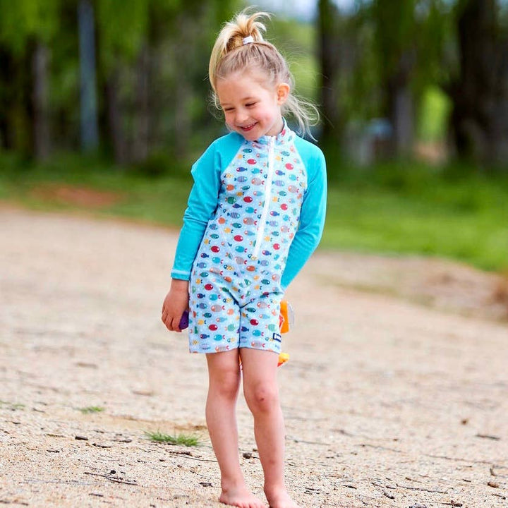 All-in-one Sunsuit | Fish Frenzy
