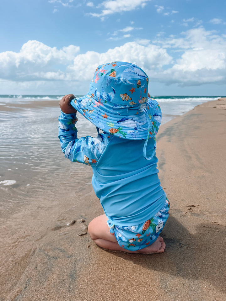 LONG SLEEVE RASHIE ~ OCEAN