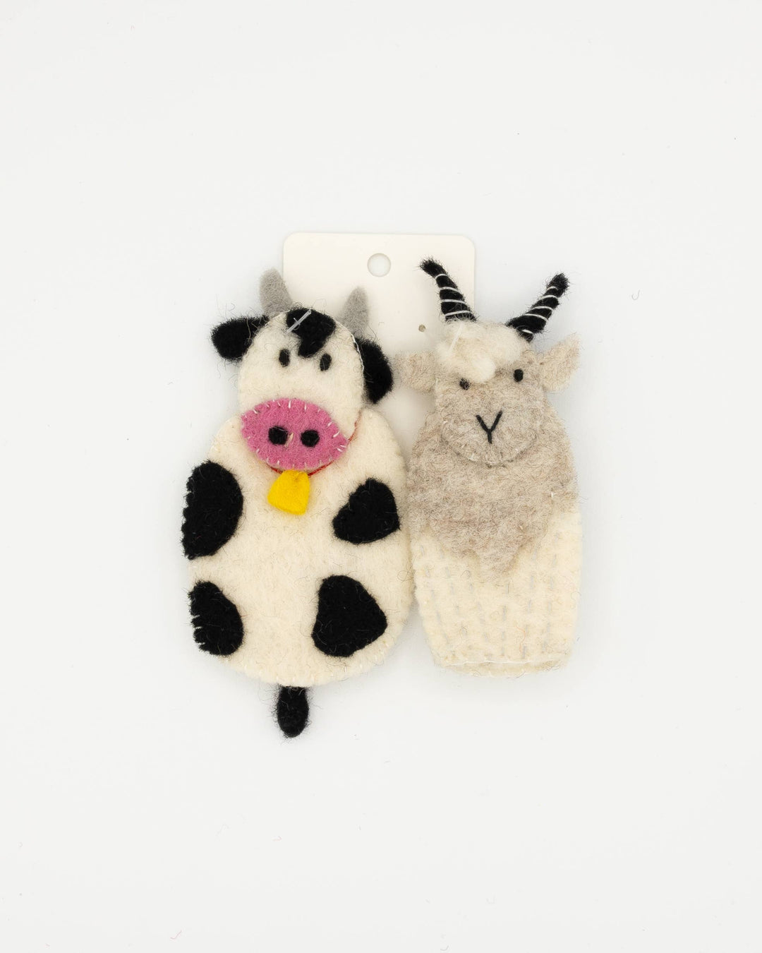 Finger Puppet - Cow and Goat Set (Farm animals) 