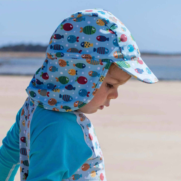 Sun Swim Flap Cap | Fish Frenzy