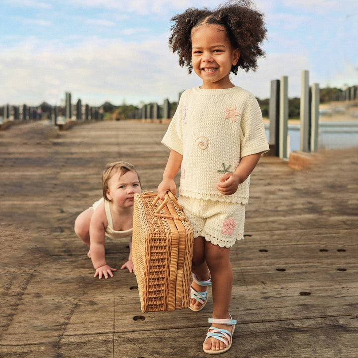 Crochet Short - Coconut