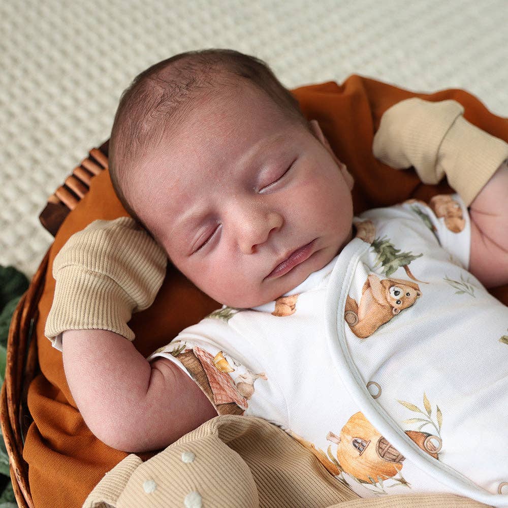 Pebble Organic Cotton Rib Mittens