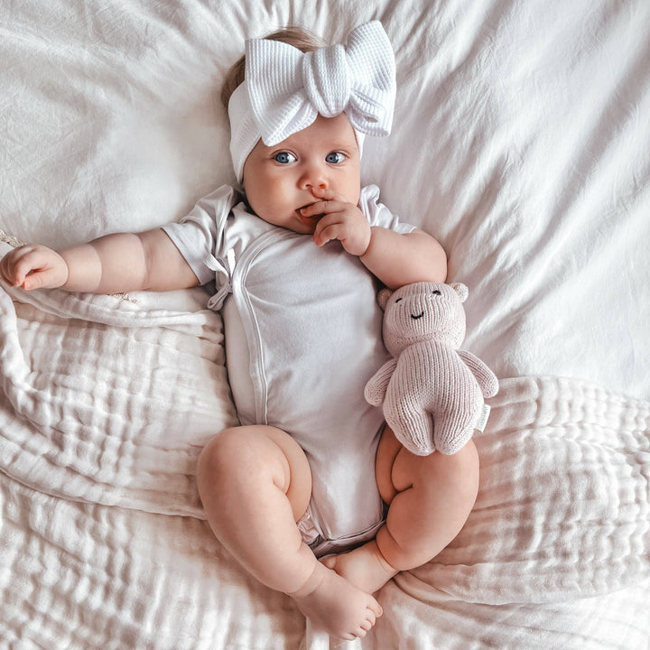 Bamboo/Organic Cotton Willow Bodysuit - Soft Lilac