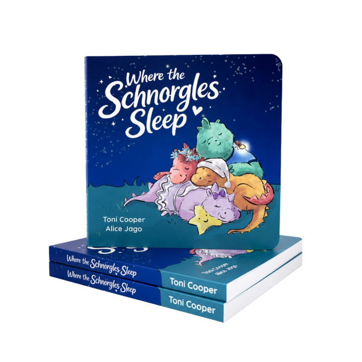 Bedtime Board Book for Babies | Where the Schnorgles Sleep