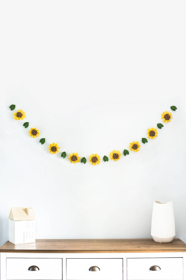 Sunflower Garland / Floral Garland / Spring Decor