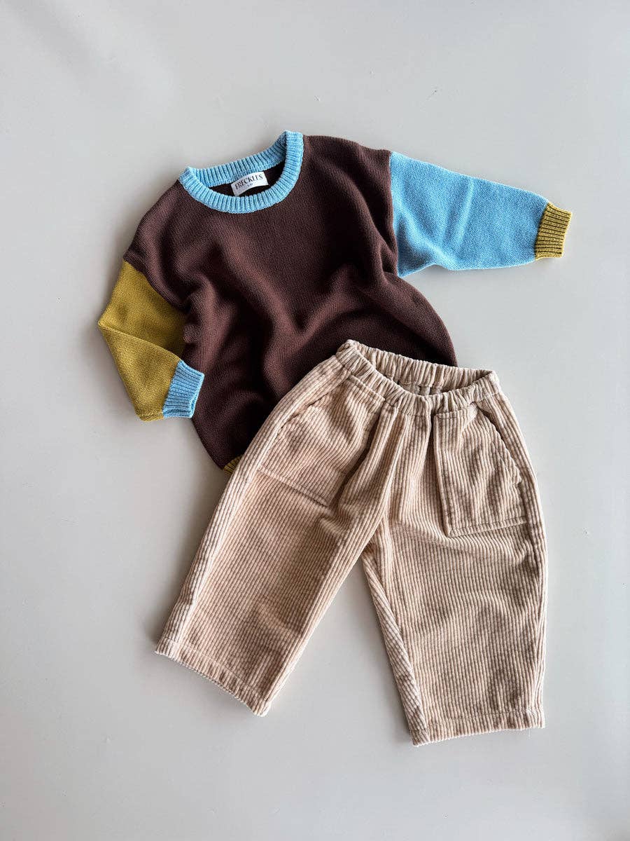 Cotton Corduroy Pants | Wheat