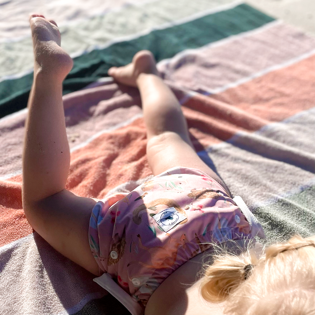 REUSABLE SWIM NAPPY ~ AUS ANIMALS