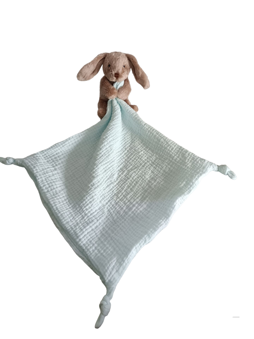 Petite Vous Benny the Bunny Baby Muslin Comfort Blanket