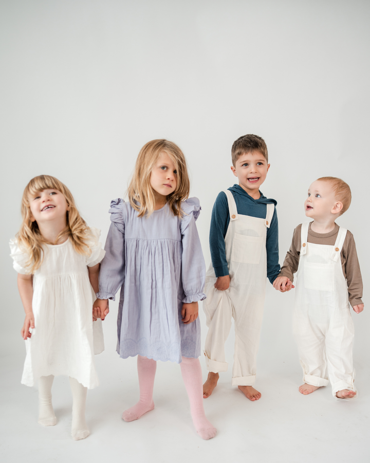 Muslin Charlotte Dress Short Sleeve - Mixed Berry