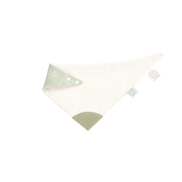 Reversible teether bandana bib