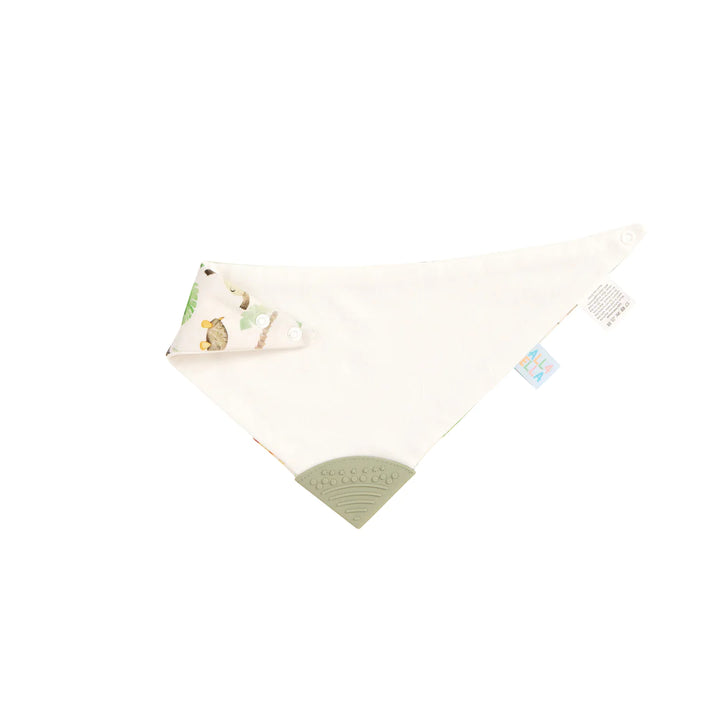 Reversible teether bandana bib